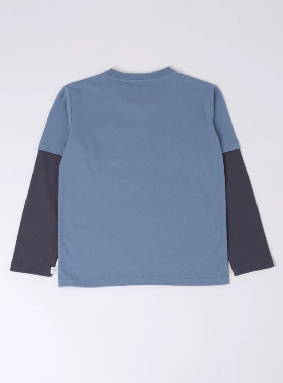 POLERA MANGA LARGA ALGODÓN NIÑO HARVEST - 2