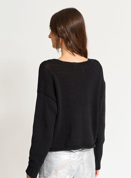 SWEATER MANGA LARGA ALGODÓN MUJER INDEX BÁSICO - 2