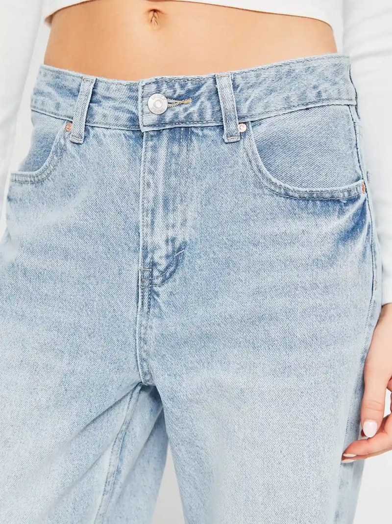 JEANS MUJER INDEX ALGODÓN WIDELG TIRO MEDIO - 4