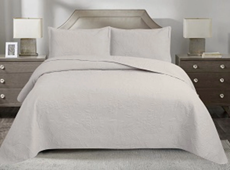 CUBRECAMA QUILT ANDES 2 PLAZAS TAUPE CLASSIC