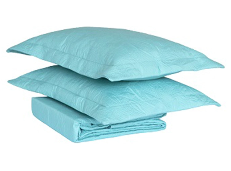 CUBRECAMA QUILT ANDES 2 PLAZAS TURQUESA CLASSIC - 2
