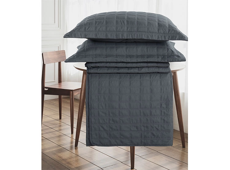 CUBRECAMA QUILT ANDES KING GRIS CONTEMPO - 4