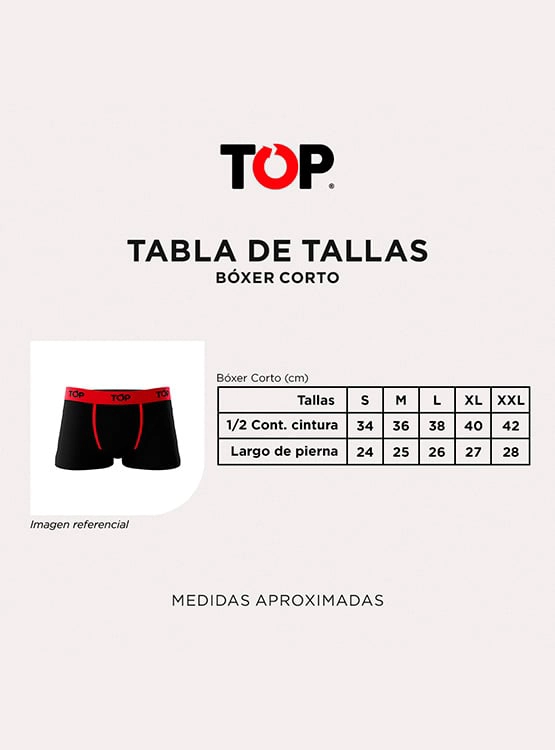 PACK X4 BÓXER HOMBRE TOP MULTICOLOR CORTO - 6