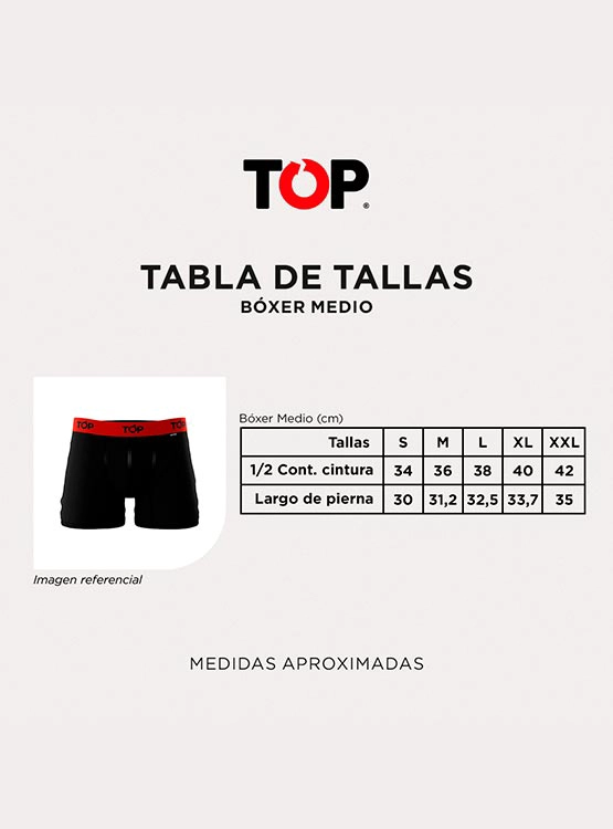 PACK X4 BÓXER HOMBRE TOP MULTICOLOR - 6