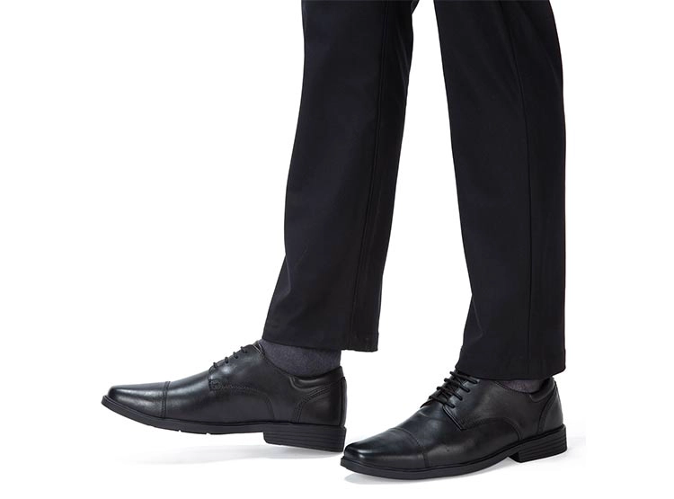 ZAPATOS CUERO HOMBRE GUANTE NEGRO LIGURIA - 2