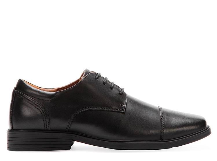 ZAPATOS CUERO HOMBRE GUANTE NEGRO LIGURIA - 1