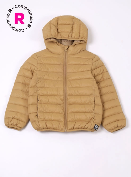 PARKA MANGA CORTA NIÑO HARVEST GORRO - 1
