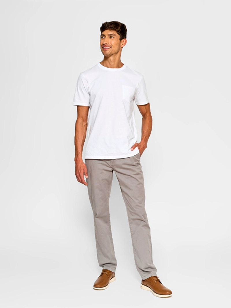 POLERA HOMBRE CACHAREL ALGODÓN CUELLO REDONDO - 4