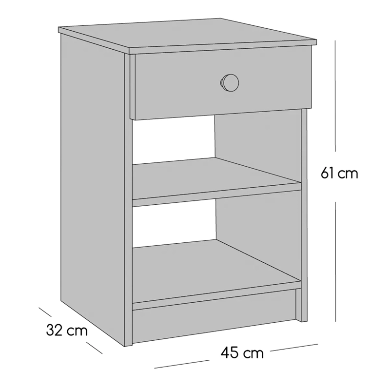 JUEGO DE DORMITORIO CELTA CAMA EUROPEA CADIZ 1.5 PLAZAS + SET - 5