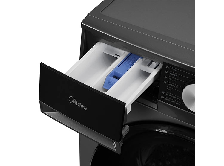 LAVADORA SECADORA MIDEA MLSF-095B/S 9.5KG/7KG TITANIO - 8