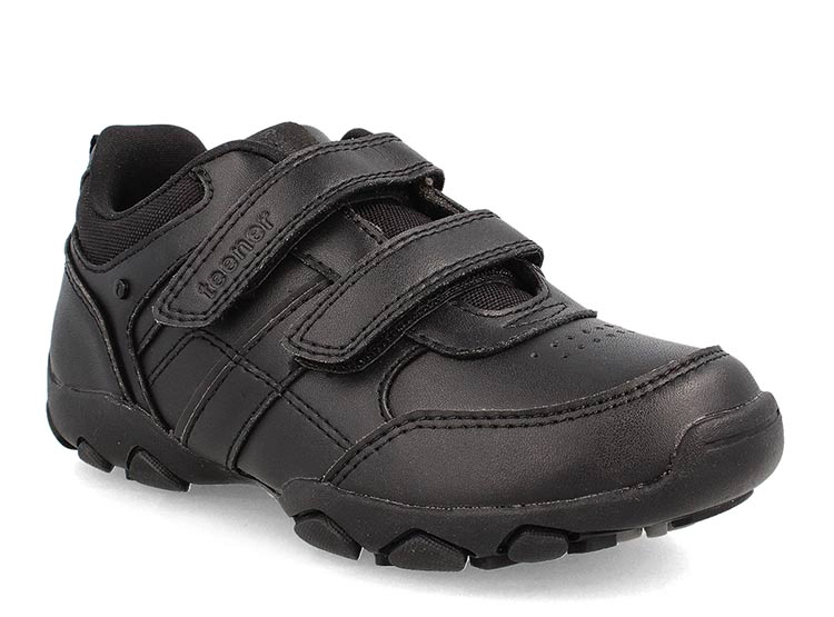 ZAPATOS ESCOLARES CUERO NIÑO TEENER NEGRO LOTUS - 2