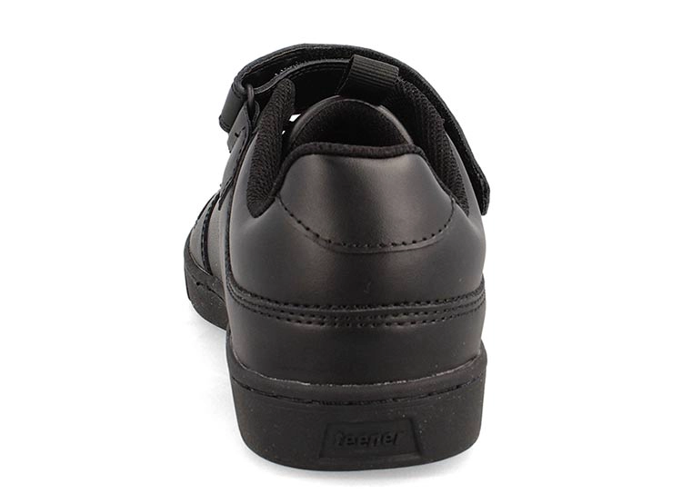 ZAPATOS ESCOLARES CUERO NIÑO TEENER NEGRO RIDER - 4
