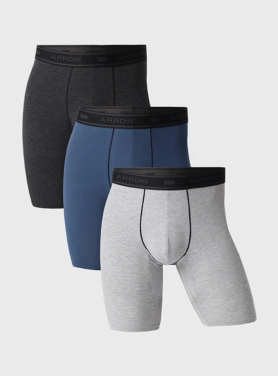 PACK X3 BÓXER ALGODÓN HOMBRE ARROW MULTICOLOR - 1