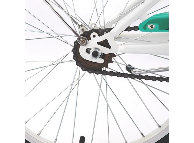 BICICLETA DE PASEO BIANCHI CLASSIC GIRL BLANCO ARO 20 Blanco, foto 4
