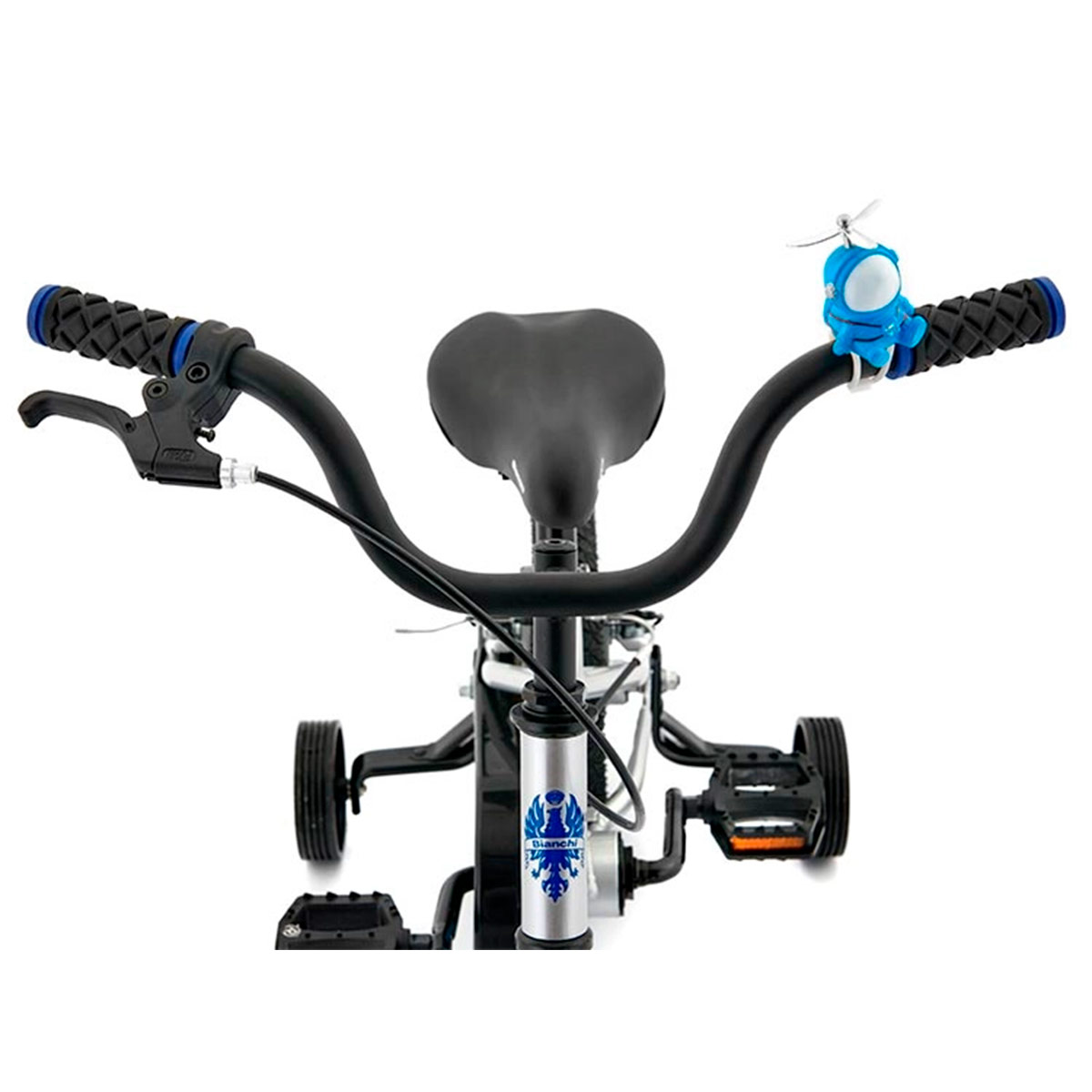 BICILETA INFANTIL BIANCHI GOLIAT PLATA METÁLICO ARO 12  - 5