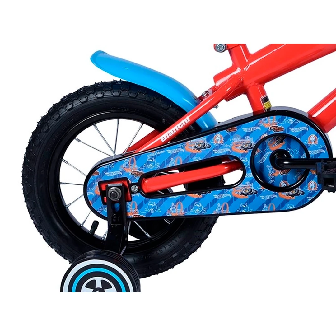 BICICLETA INFANTIL BIANCHI HOT WHEELS ROJO ARO 12 - 4