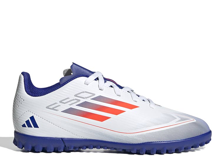 ZAPATILLAS INFANTIL UNISEX ADIDAS FÚTBOL BLANCO F50 CLUB TF J