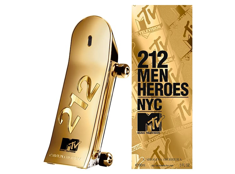 PERFUME CAROLINA HERRERA 212 MEN HEROES MTV HOMBRE EDT 90 ML - 2