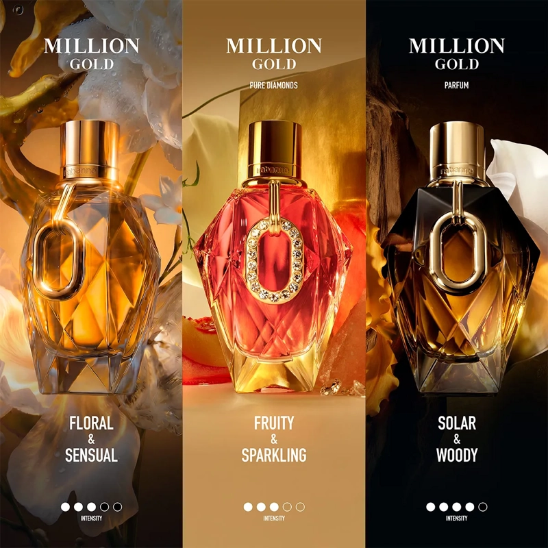 PERFUME RABANNE MILLION GOLD FOR HER MUJER EDP 90 ML - 4