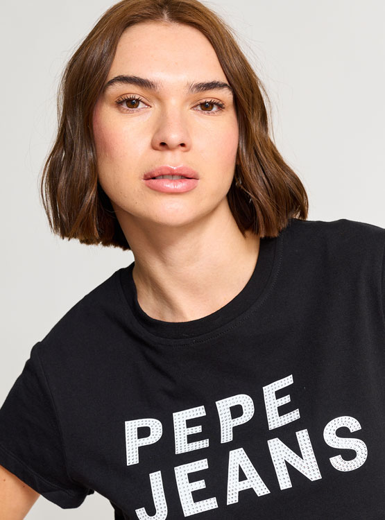 POLERA MANGA CORTA ALGODÓN MUJER PEPE JEANS GIO - 3