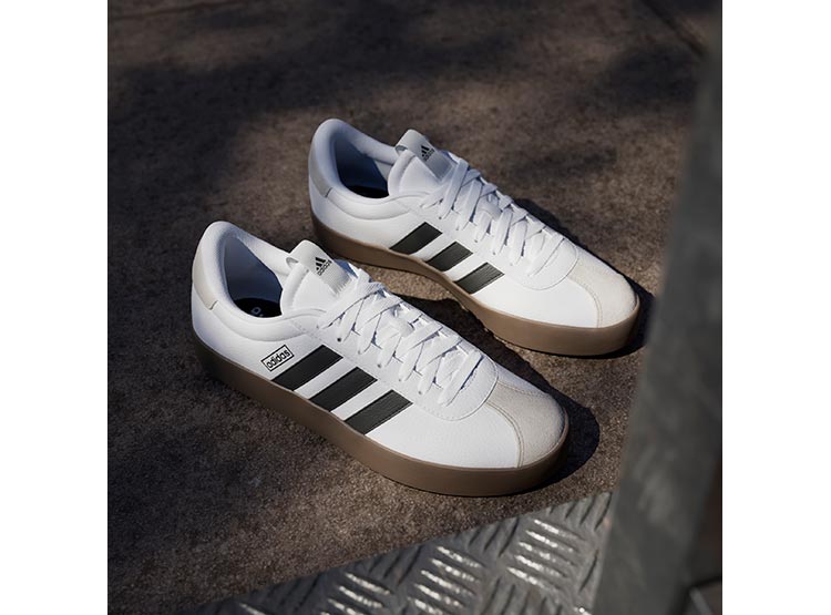 ZAPATILLAS HOMBRE ADIDAS URBANO BLANCO VL COURT 3.0 GAMUZA - 9