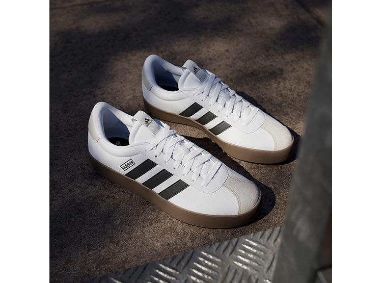ZAPATILLAS HOMBRE ADIDAS URBANO BLANCO VL COURT 3.0 GAMUZA - 9