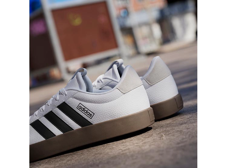ZAPATILLAS HOMBRE ADIDAS URBANO BLANCO VL COURT 3.0 GAMUZA - 11