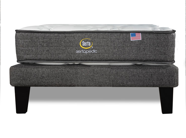 CAMA EUROPEA SERTA SERTAPEDIC 1.5 PLAZAS GRIS - 2