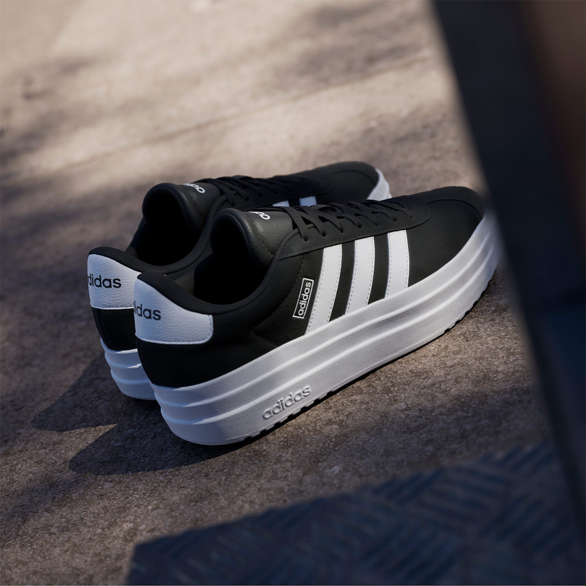 ZAPATILLAS MUJER ADIDAS URBANAS VL COURT BOLD CUERO - 11