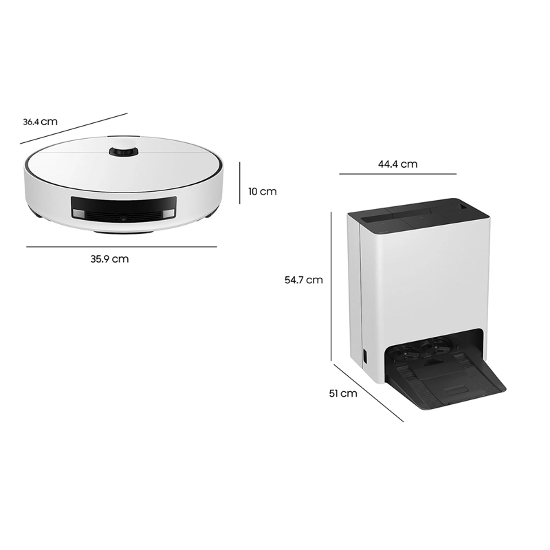 ROBOT ASPIRADORA SAMSUNG INALÁMBRICA VR7MD96514G/AZ BESPOKE JET BOT STEAM + - 4