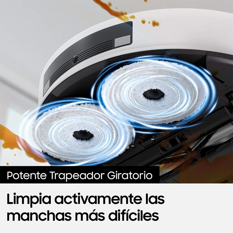 ROBOT ASPIRADORA SAMSUNG INALÁMBRICA VR7MD96514G/AZ BESPOKE JET BOT STEAM + - 8