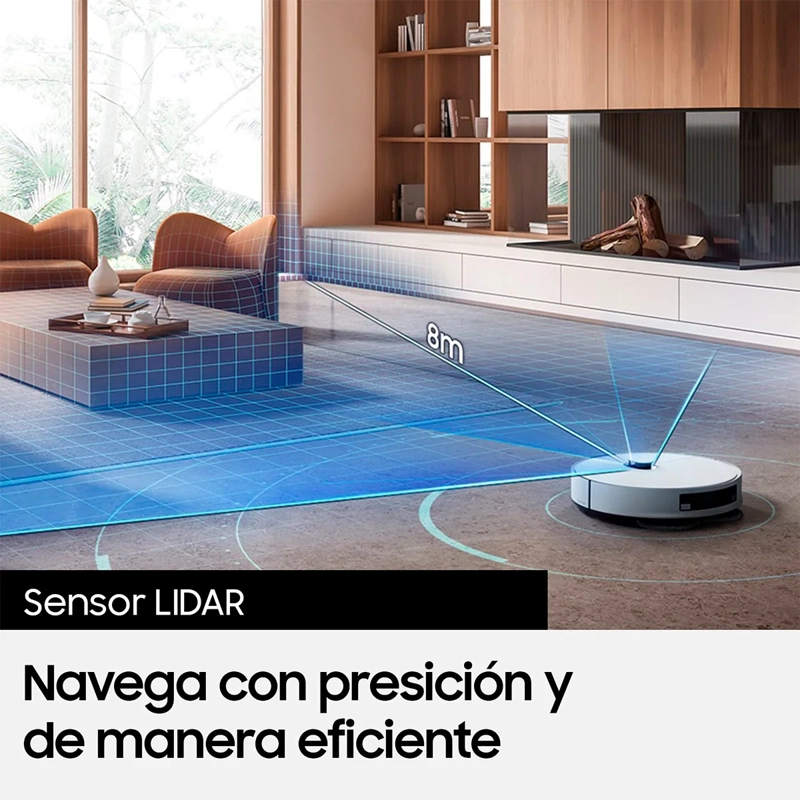 ROBOT ASPIRADORA SAMSUNG INALÁMBRICA VR7MD96514G/AZ BESPOKE JET BOT STEAM + - 9