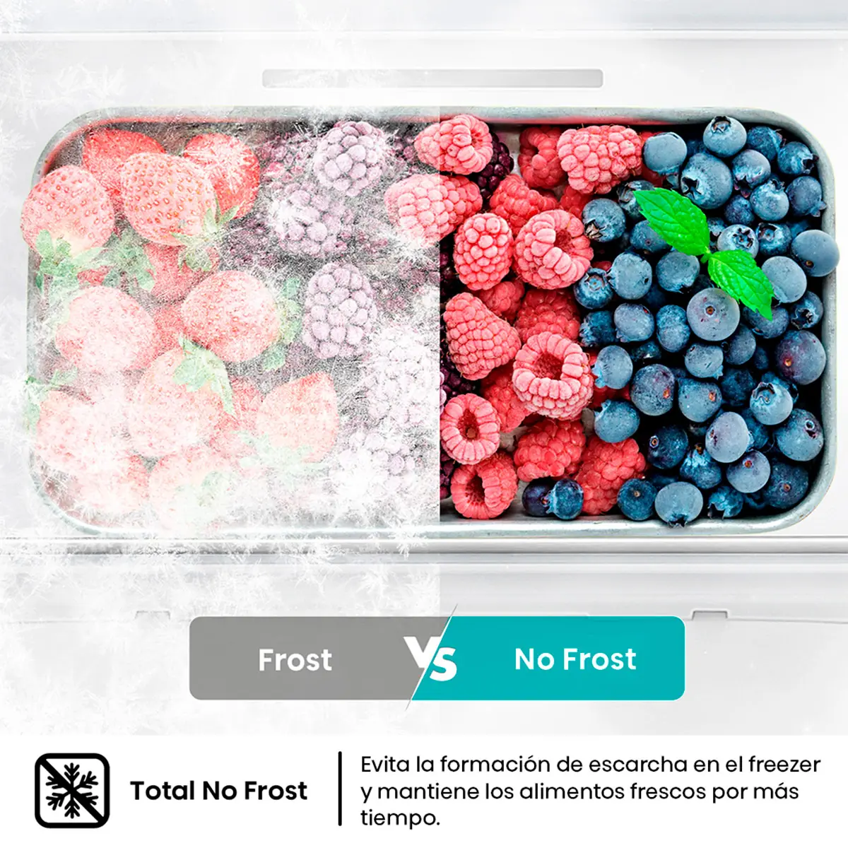 REFRIGERADOR SIDE BY SIDE HISENSE RS3P558NECF 531L NO FROST GRIS - 8