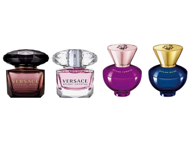 PERFUMES MINIATURAS VERSACE CRYSTAL EDP MUJER 4 X 5 ML - 1