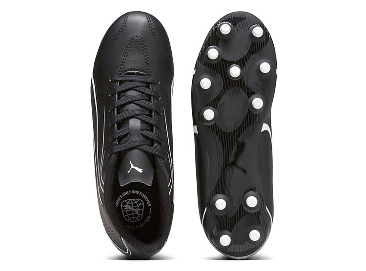 ZAPATILLAS UNISEX INFANTIL PUMA FÚTBOL NEGRO VITORIA FG/AG JR - 4