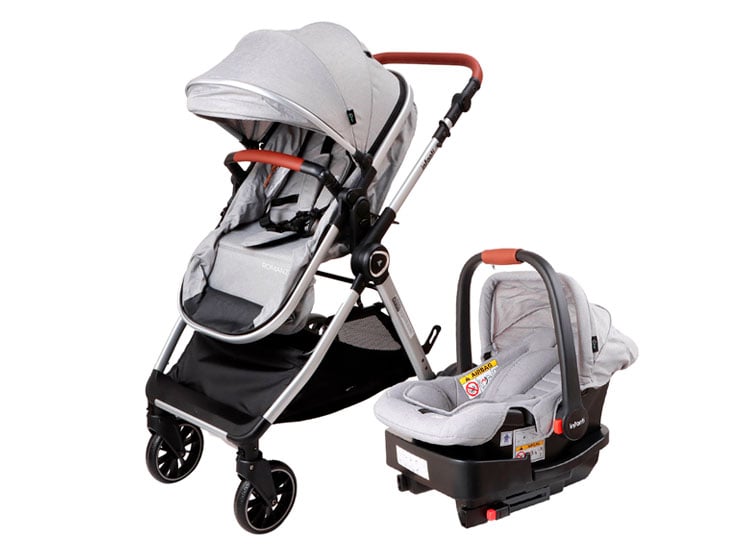 COCHE TRAVEL SYSTEM ROMANZO X1-D GRIS