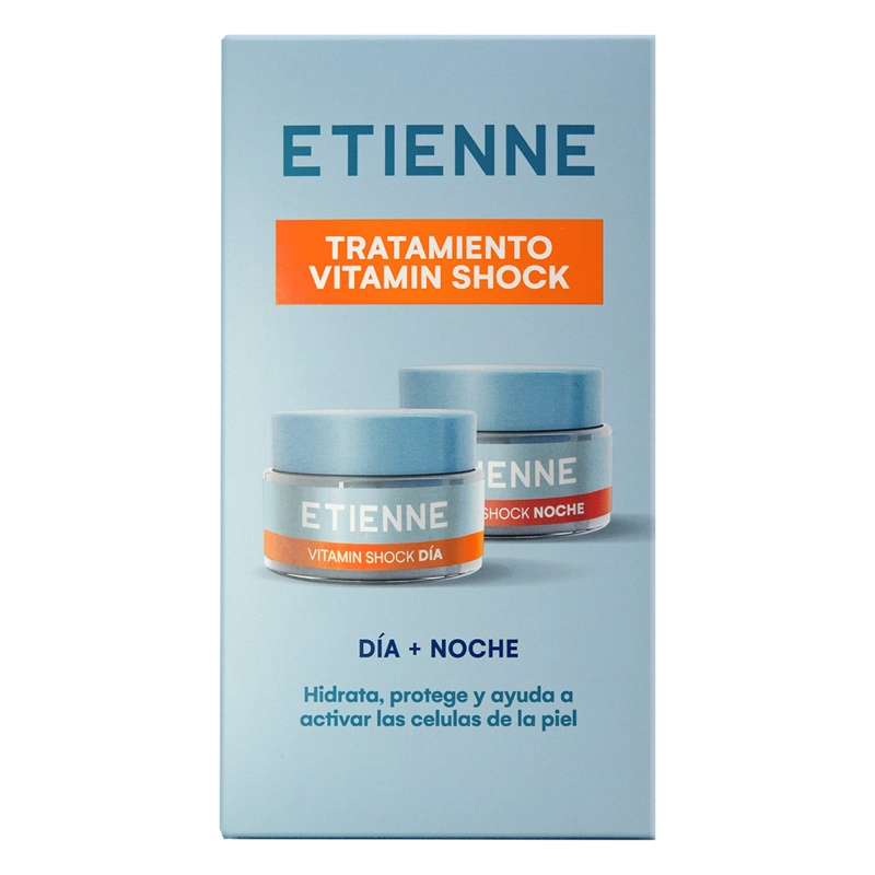 PACK ETIENNE VITAMIN SHOCK DÍA 50 GR + NOCHE 50 GR - 2