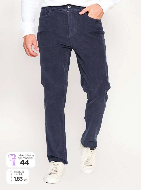 PANTALÓN ALGODÓN HOMBRE PEPE JEANS COTELÉ - 1
