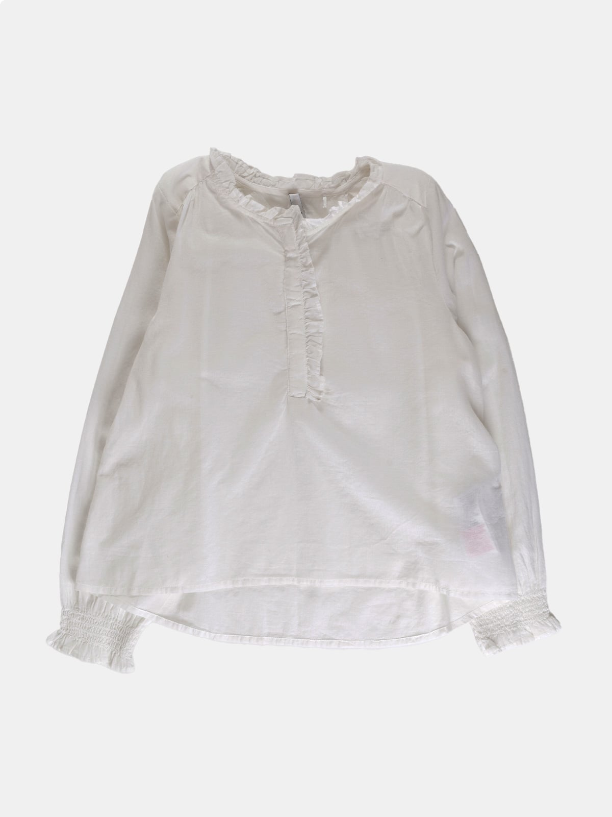 BLUSA MANGA LARGA ALGODÓN NIÑA PEPE JEANS BLANCO TARA - 1