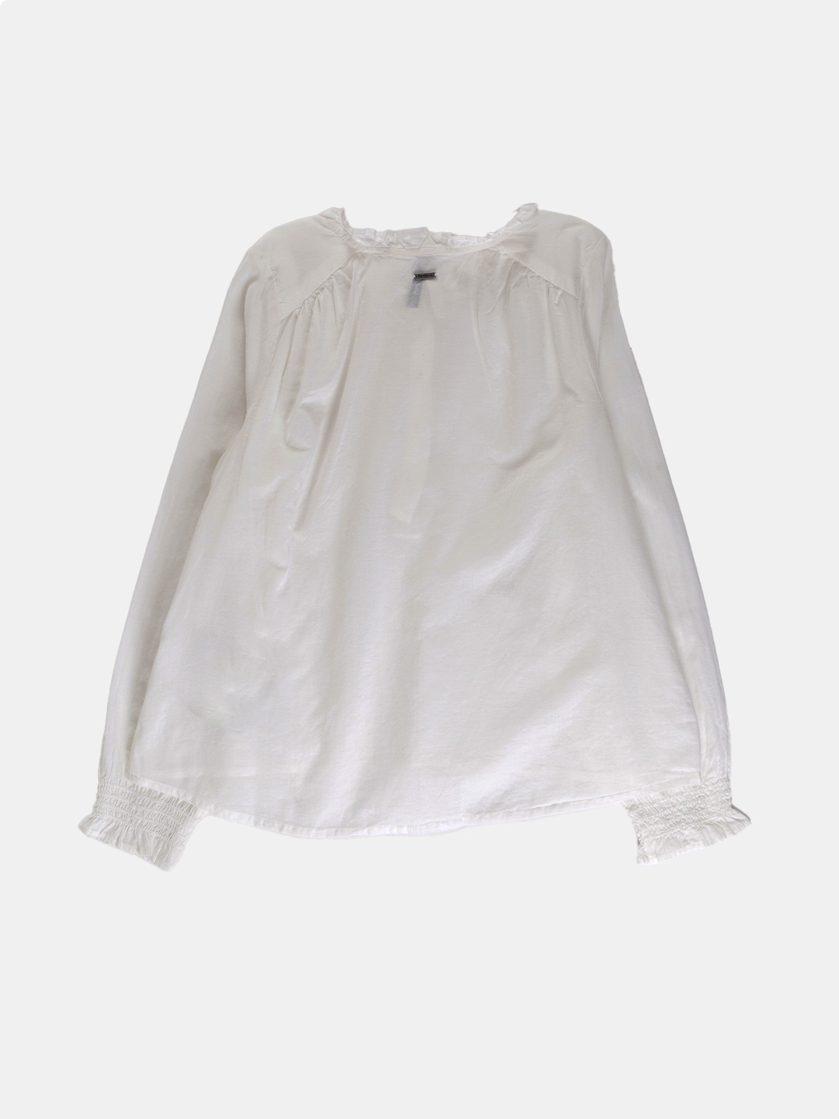 BLUSA MANGA LARGA ALGODÓN NIÑA PEPE JEANS BLANCO TARA - 2