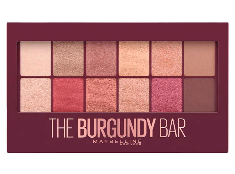 COSMETIQUERO MAYBELLINE PALETA DE SOMBRAS BURGUNDY + MÁSCARA DE PESTAÑAS SKY HIGH + DELINEADOR DE OJOS TATTOO LINER - 4