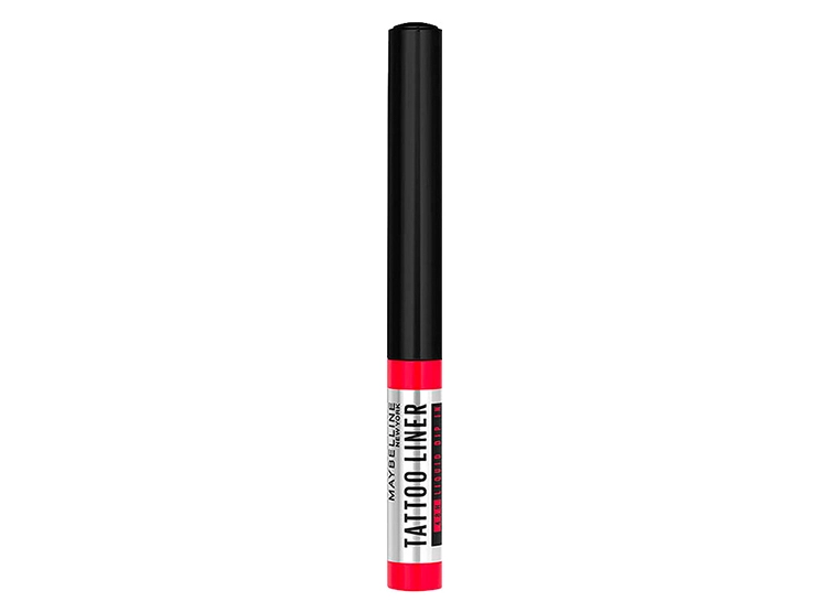 COSMETIQUERO MAYBELLINE PALETA DE SOMBRAS BURGUNDY + MÁSCARA DE PESTAÑAS SKY HIGH + DELINEADOR DE OJOS TATTOO LINER - 5