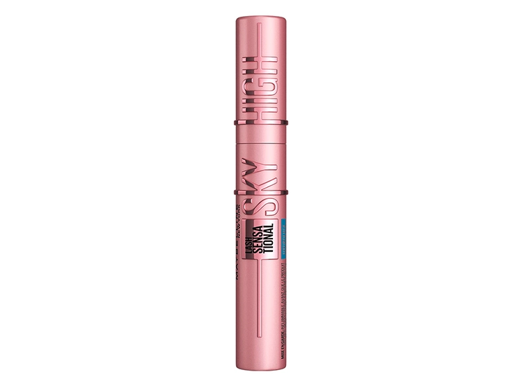 COSMETIQUERO MAYBELLINE PALETA DE SOMBRAS BURGUNDY + MÁSCARA DE PESTAÑAS SKY HIGH + DELINEADOR DE OJOS TATTOO LINER - 6