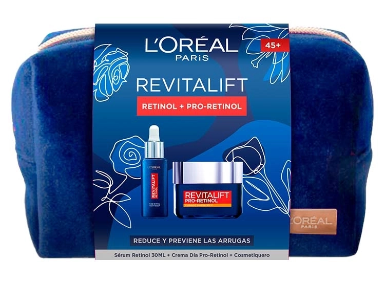 RUTINA ANTIEDAD LOREAL REVITALIFT CREMA SPF17 50 ML + SÉRUM RETINOL 30 ML - 1