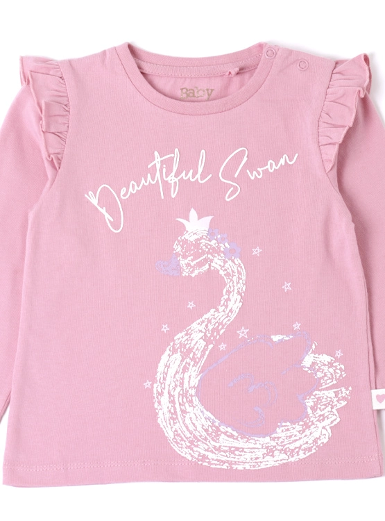 POLERA MANGA LARGA ALGODÓN NIÑA BABY HARVEST BÁSICA - 3