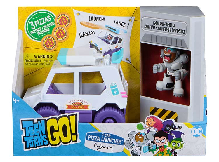 TEEN TITANS AUTO LANZADOR DE PIZZAS - 2
