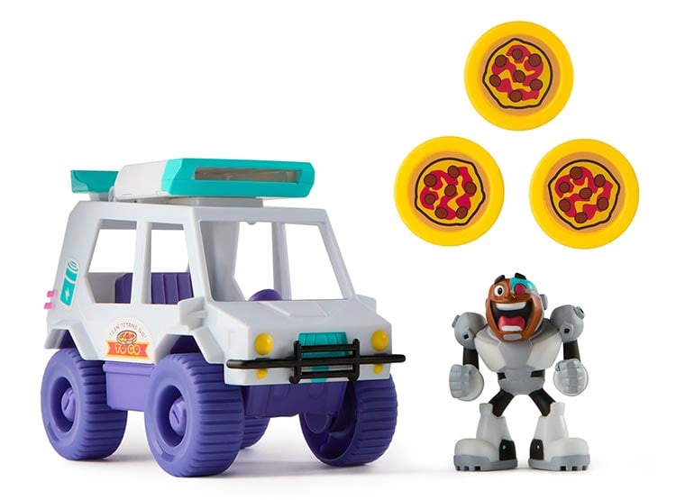 TEEN TITANS AUTO LANZADOR DE PIZZAS - 3