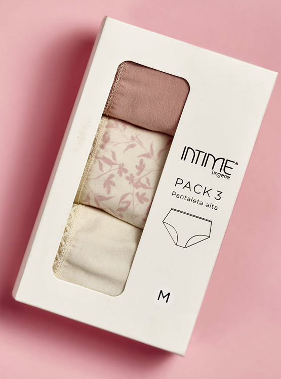 PACK 3 PANTALETAS INTIME ALTA - 7