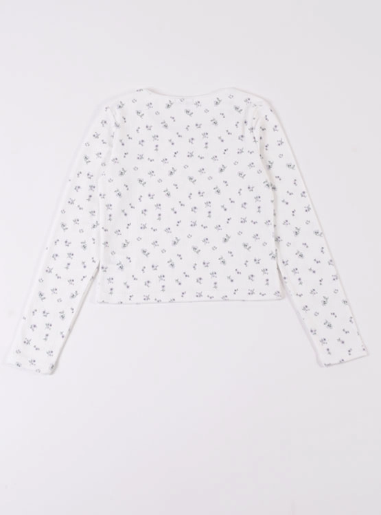 POLERA MANGA LARGA NIÑA INDEX TEEN FLORES - 2