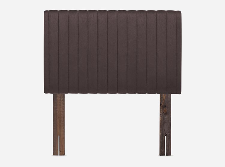 JUEGO DE DORMITORIO ROSEN CAMA EUROPEA ERGO T NEW 1 PLAZA + RESPALDO CHOCOLATE - 3